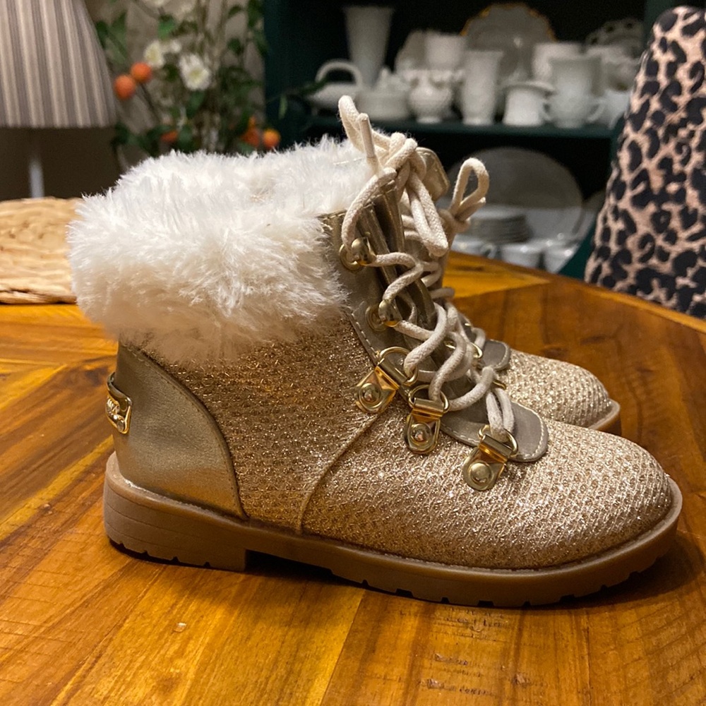 Juicy Couture Gold Boots 10M
